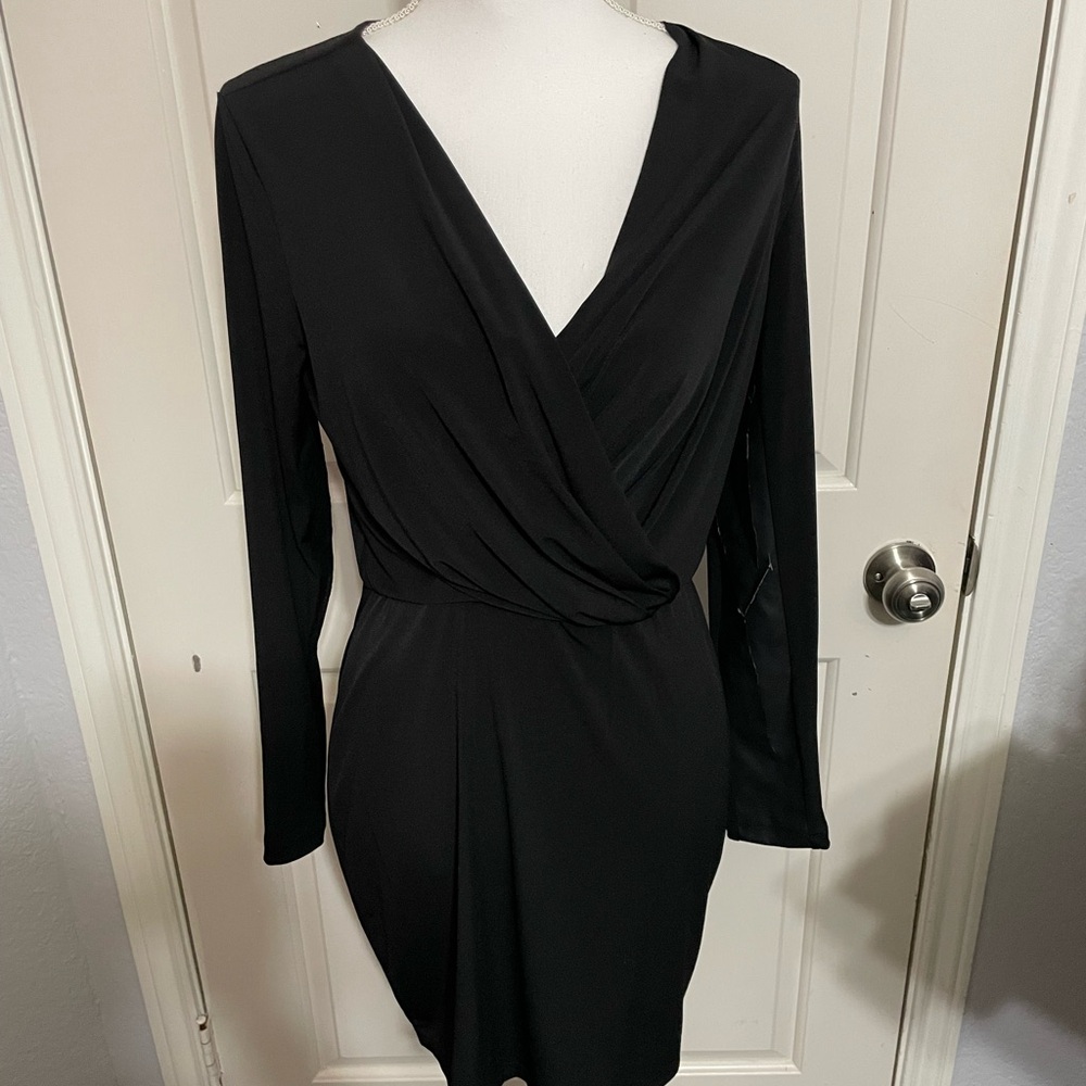 BCBGeneration Black Sheath Dress for Cocktail